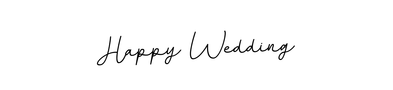 Design your own signature with our free online signature maker. With this signature software, you can create a handwritten (BallpointsItalic-DORy9) signature for name Happy Wedding. Happy Wedding signature style 11 images and pictures png