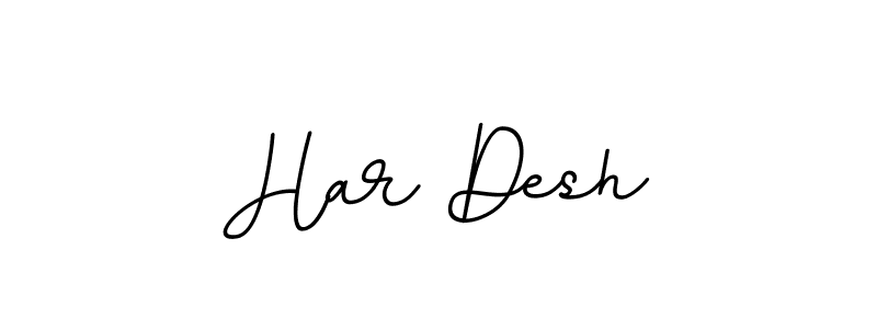 Create a beautiful signature design for name Har Desh. With this signature (BallpointsItalic-DORy9) fonts, you can make a handwritten signature for free. Har Desh signature style 11 images and pictures png