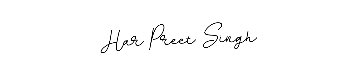 Use a signature maker to create a handwritten signature online. With this signature software, you can design (BallpointsItalic-DORy9) your own signature for name Har Preet Singh. Har Preet Singh signature style 11 images and pictures png