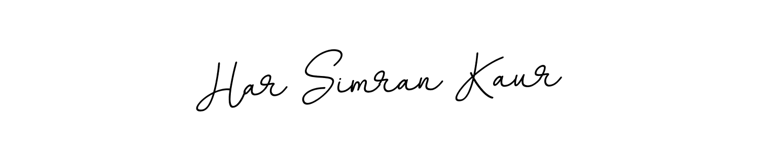 This is the best signature style for the Har Simran Kaur name. Also you like these signature font (BallpointsItalic-DORy9). Mix name signature. Har Simran Kaur signature style 11 images and pictures png