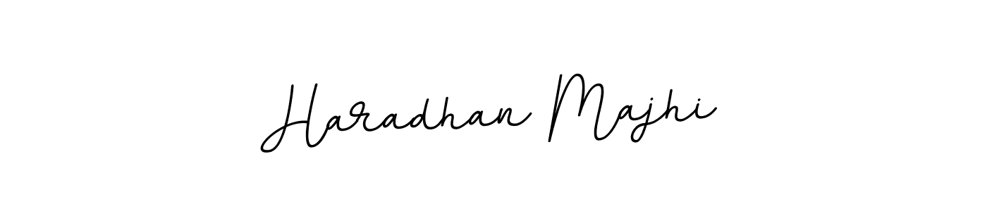 You should practise on your own different ways (BallpointsItalic-DORy9) to write your name (Haradhan Majhi) in signature. don't let someone else do it for you. Haradhan Majhi signature style 11 images and pictures png