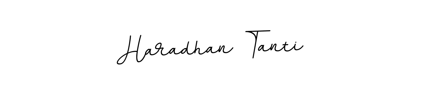 Haradhan Tanti stylish signature style. Best Handwritten Sign (BallpointsItalic-DORy9) for my name. Handwritten Signature Collection Ideas for my name Haradhan Tanti. Haradhan Tanti signature style 11 images and pictures png
