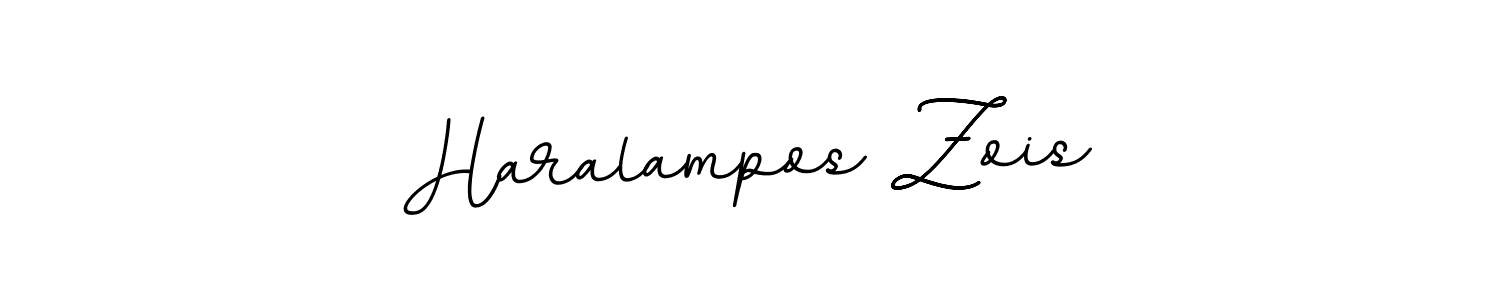 Create a beautiful signature design for name Haralampos Zois. With this signature (BallpointsItalic-DORy9) fonts, you can make a handwritten signature for free. Haralampos Zois signature style 11 images and pictures png