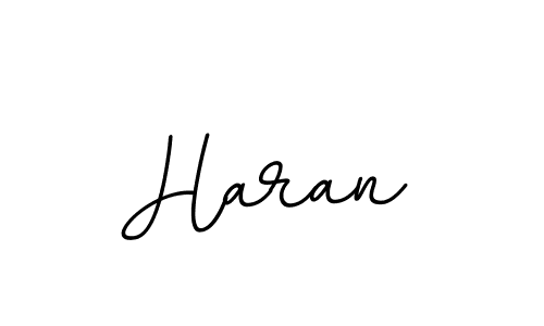 Make a beautiful signature design for name Haran. With this signature (BallpointsItalic-DORy9) style, you can create a handwritten signature for free. Haran signature style 11 images and pictures png