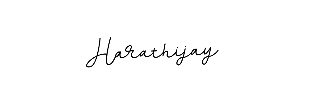 Make a beautiful signature design for name Harathijay. With this signature (BallpointsItalic-DORy9) style, you can create a handwritten signature for free. Harathijay signature style 11 images and pictures png