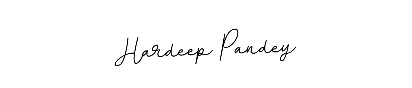 How to make Hardeep Pandey name signature. Use BallpointsItalic-DORy9 style for creating short signs online. This is the latest handwritten sign. Hardeep Pandey signature style 11 images and pictures png