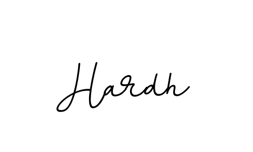 Make a beautiful signature design for name Hardh. With this signature (BallpointsItalic-DORy9) style, you can create a handwritten signature for free. Hardh signature style 11 images and pictures png