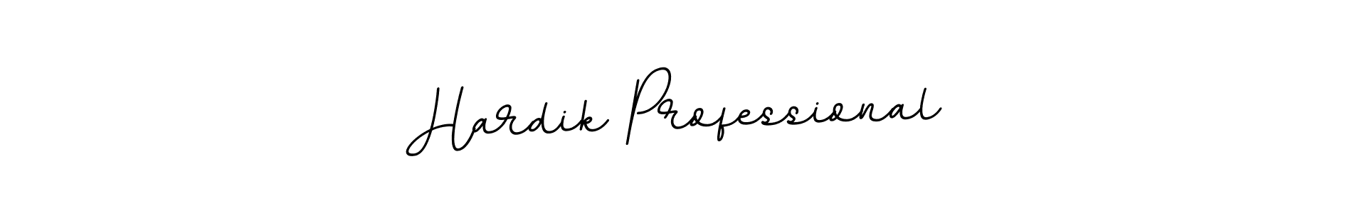 Also we have Hardik Professional name is the best signature style. Create professional handwritten signature collection using BallpointsItalic-DORy9 autograph style. Hardik Professional signature style 11 images and pictures png