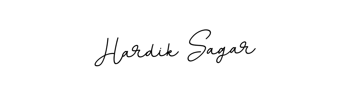 Hardik Sagar stylish signature style. Best Handwritten Sign (BallpointsItalic-DORy9) for my name. Handwritten Signature Collection Ideas for my name Hardik Sagar. Hardik Sagar signature style 11 images and pictures png