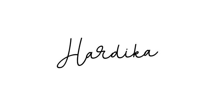 Use a signature maker to create a handwritten signature online. With this signature software, you can design (BallpointsItalic-DORy9) your own signature for name Hardika. Hardika signature style 11 images and pictures png