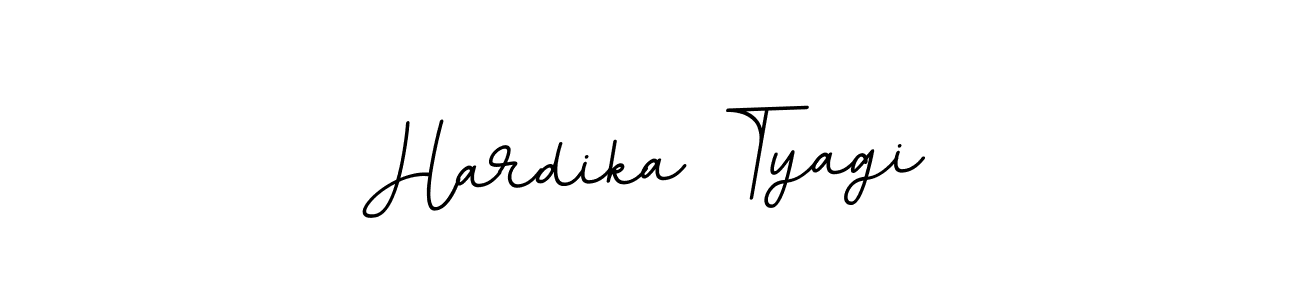 Create a beautiful signature design for name Hardika Tyagi. With this signature (BallpointsItalic-DORy9) fonts, you can make a handwritten signature for free. Hardika Tyagi signature style 11 images and pictures png