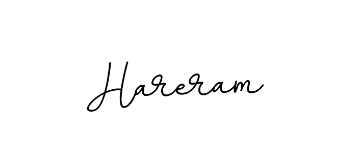 Make a beautiful signature design for name Hareram. With this signature (BallpointsItalic-DORy9) style, you can create a handwritten signature for free. Hareram signature style 11 images and pictures png