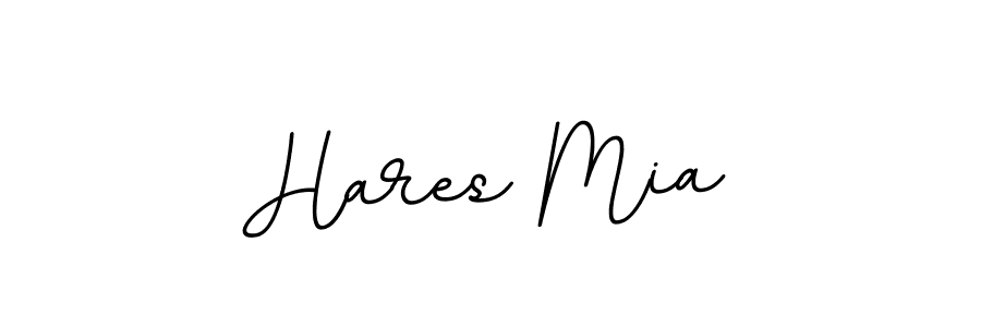 Use a signature maker to create a handwritten signature online. With this signature software, you can design (BallpointsItalic-DORy9) your own signature for name Hares Mia. Hares Mia signature style 11 images and pictures png