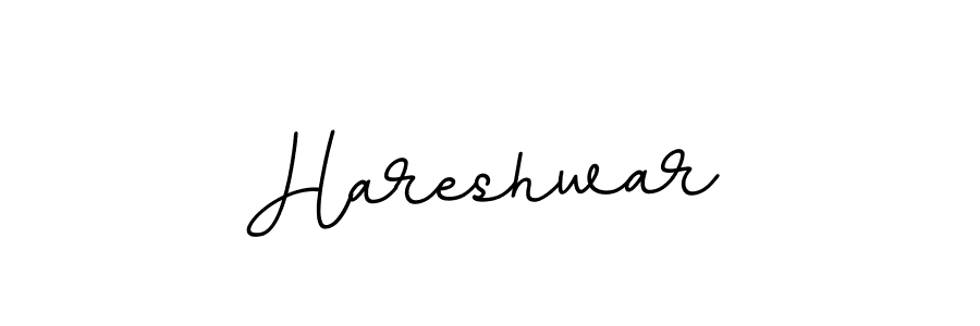 Make a beautiful signature design for name Hareshwar. With this signature (BallpointsItalic-DORy9) style, you can create a handwritten signature for free. Hareshwar signature style 11 images and pictures png