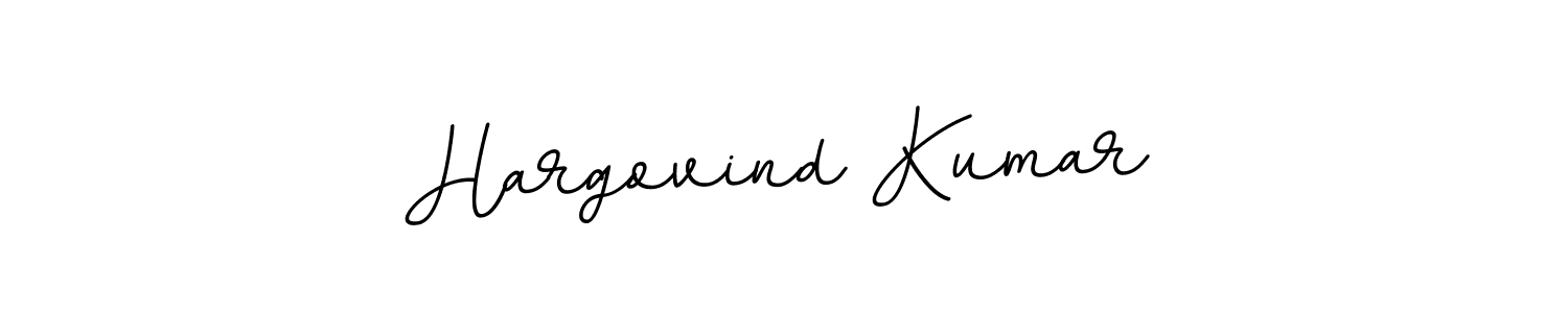 Design your own signature with our free online signature maker. With this signature software, you can create a handwritten (BallpointsItalic-DORy9) signature for name Hargovind Kumar. Hargovind Kumar signature style 11 images and pictures png