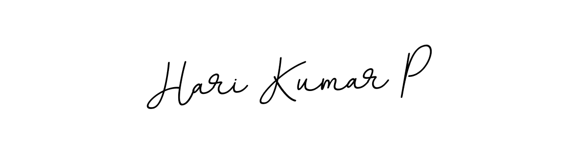 Create a beautiful signature design for name Hari Kumar P. With this signature (BallpointsItalic-DORy9) fonts, you can make a handwritten signature for free. Hari Kumar P signature style 11 images and pictures png