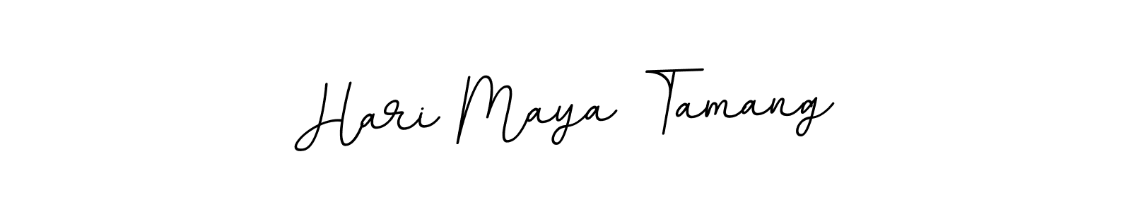 Design your own signature with our free online signature maker. With this signature software, you can create a handwritten (BallpointsItalic-DORy9) signature for name Hari Maya Tamang. Hari Maya Tamang signature style 11 images and pictures png