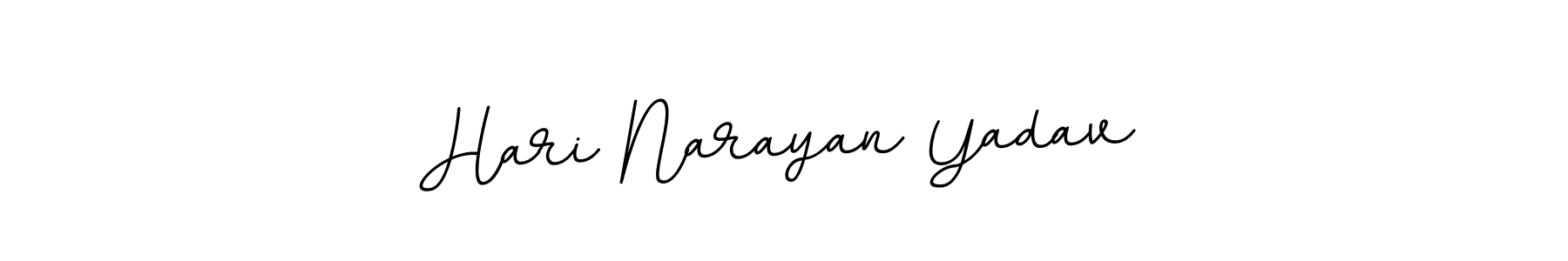 Use a signature maker to create a handwritten signature online. With this signature software, you can design (BallpointsItalic-DORy9) your own signature for name Hari Narayan Yadav. Hari Narayan Yadav signature style 11 images and pictures png