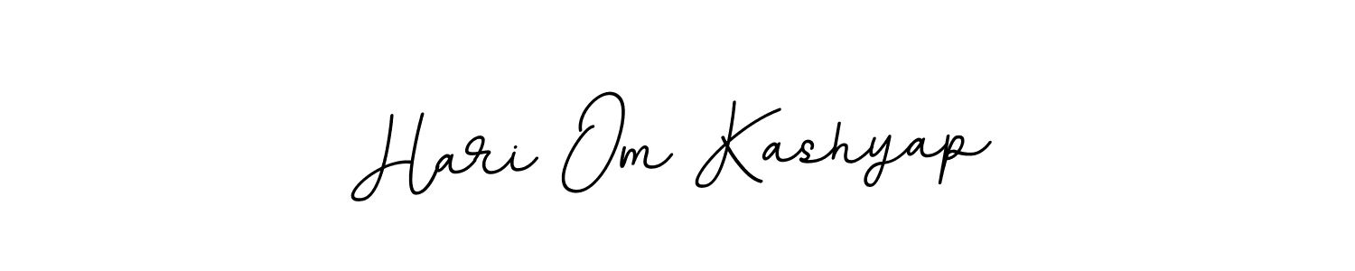 How to make Hari Om Kashyap name signature. Use BallpointsItalic-DORy9 style for creating short signs online. This is the latest handwritten sign. Hari Om Kashyap signature style 11 images and pictures png