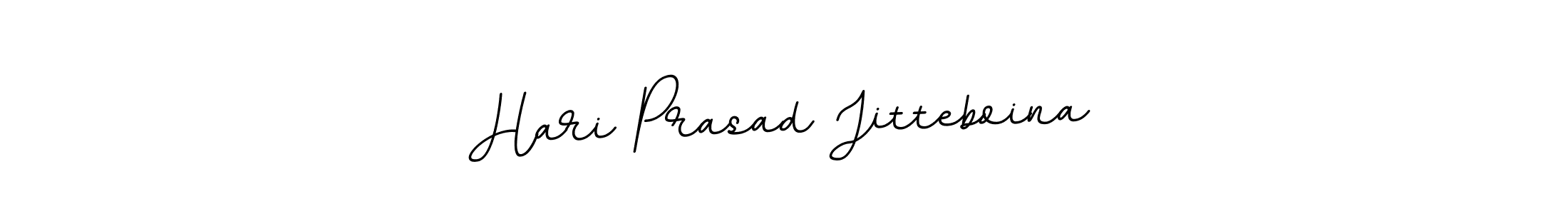 This is the best signature style for the Hari Prasad Jitteboina name. Also you like these signature font (BallpointsItalic-DORy9). Mix name signature. Hari Prasad Jitteboina signature style 11 images and pictures png