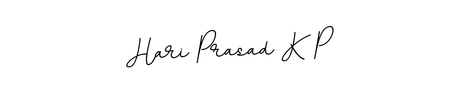 Make a beautiful signature design for name Hari Prasad K P. With this signature (BallpointsItalic-DORy9) style, you can create a handwritten signature for free. Hari Prasad K P signature style 11 images and pictures png