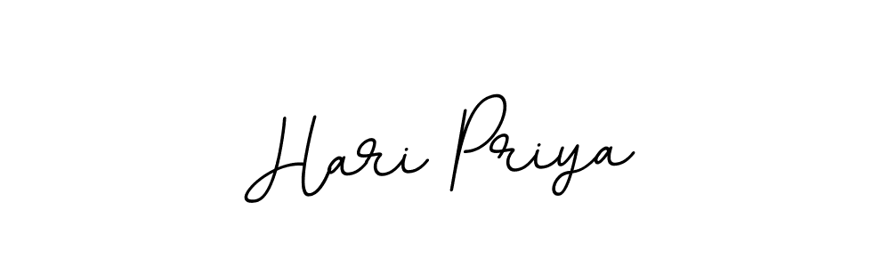 Design your own signature with our free online signature maker. With this signature software, you can create a handwritten (BallpointsItalic-DORy9) signature for name Hari Priya. Hari Priya signature style 11 images and pictures png