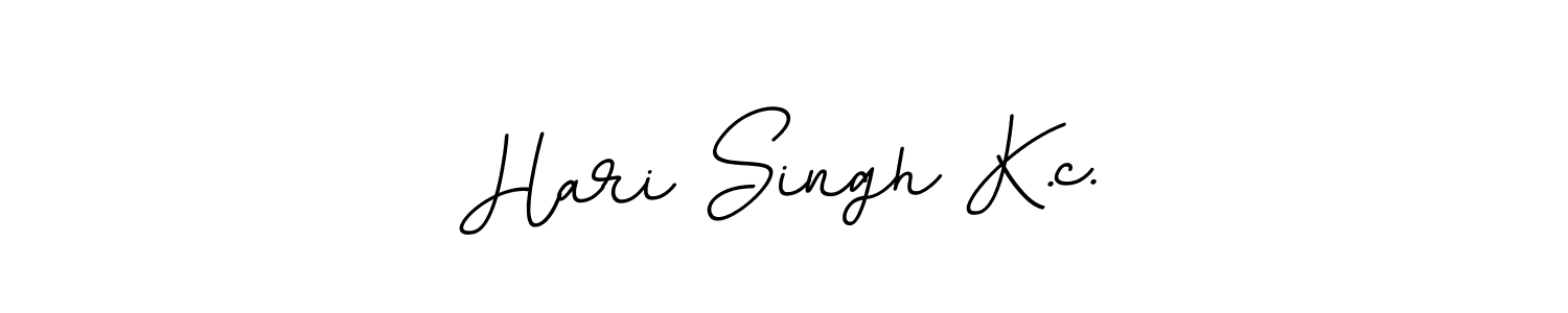 The best way (BallpointsItalic-DORy9) to make a short signature is to pick only two or three words in your name. The name Hari Singh K.c. include a total of six letters. For converting this name. Hari Singh K.c. signature style 11 images and pictures png