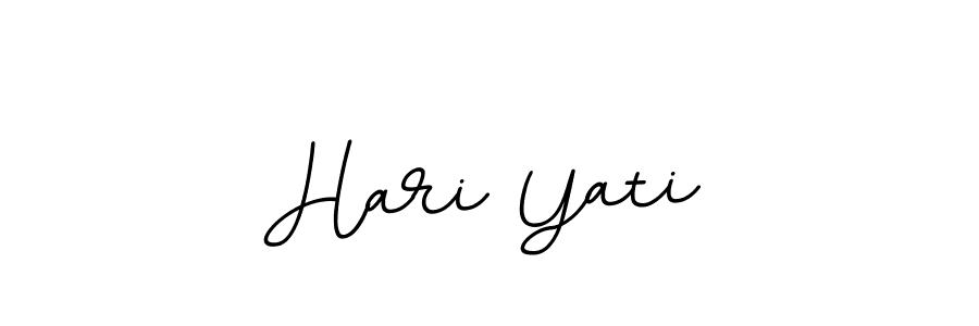 Make a beautiful signature design for name Hari Yati. With this signature (BallpointsItalic-DORy9) style, you can create a handwritten signature for free. Hari Yati signature style 11 images and pictures png