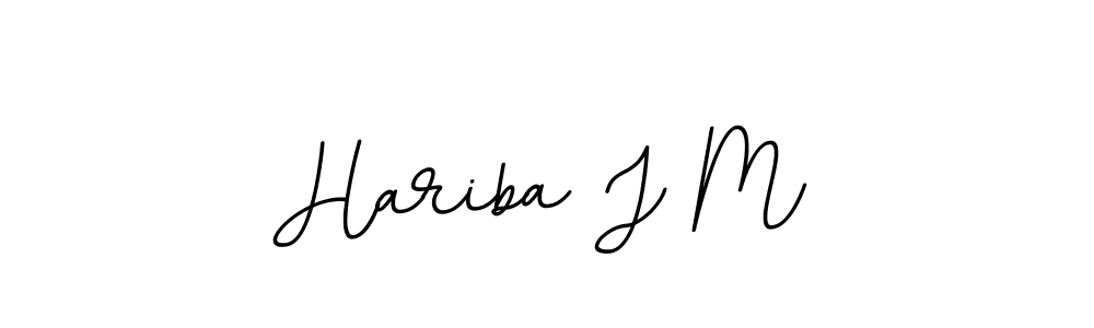 Similarly BallpointsItalic-DORy9 is the best handwritten signature design. Signature creator online .You can use it as an online autograph creator for name Hariba J M. Hariba J M signature style 11 images and pictures png