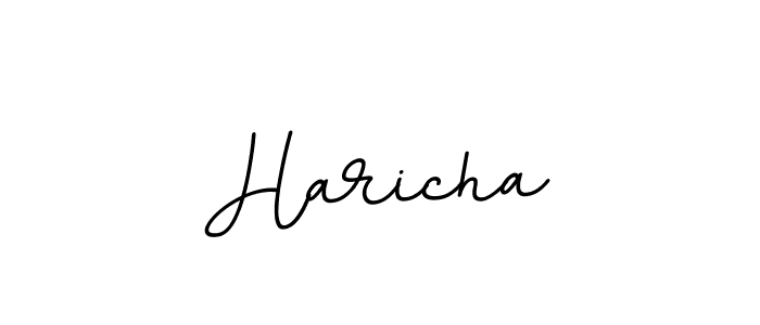Also we have Haricha name is the best signature style. Create professional handwritten signature collection using BallpointsItalic-DORy9 autograph style. Haricha signature style 11 images and pictures png