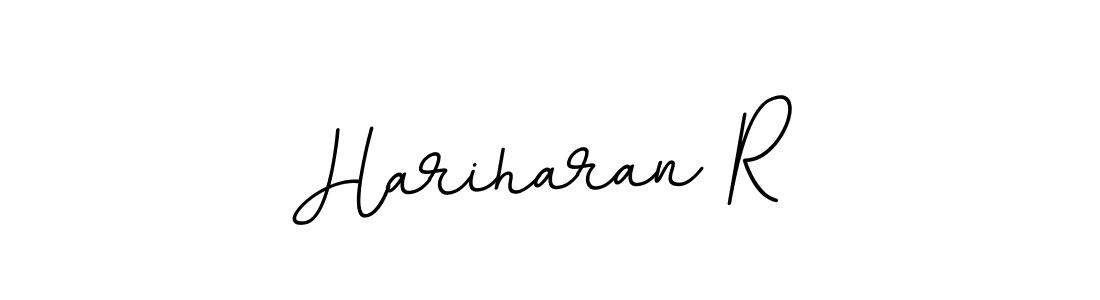 It looks lik you need a new signature style for name Hariharan R. Design unique handwritten (BallpointsItalic-DORy9) signature with our free signature maker in just a few clicks. Hariharan R signature style 11 images and pictures png