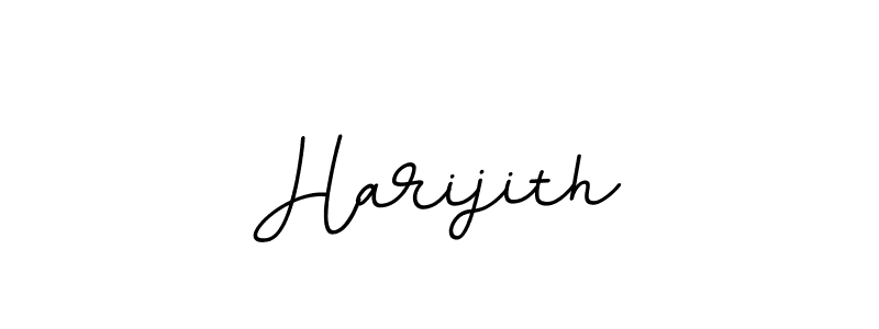 Make a beautiful signature design for name Harijith. With this signature (BallpointsItalic-DORy9) style, you can create a handwritten signature for free. Harijith signature style 11 images and pictures png