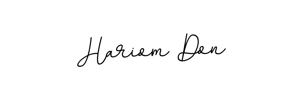 Similarly BallpointsItalic-DORy9 is the best handwritten signature design. Signature creator online .You can use it as an online autograph creator for name Hariom Don. Hariom Don signature style 11 images and pictures png