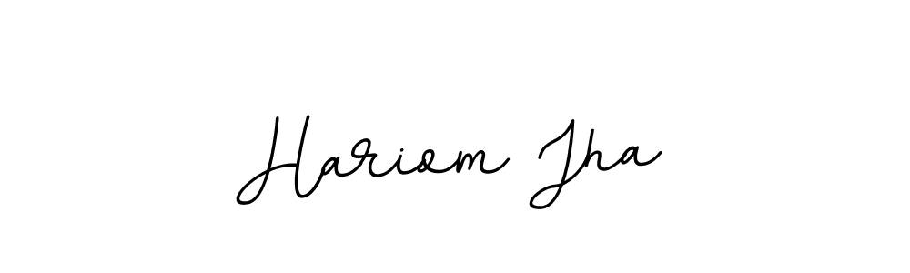 How to make Hariom Jha signature? BallpointsItalic-DORy9 is a professional autograph style. Create handwritten signature for Hariom Jha name. Hariom Jha signature style 11 images and pictures png