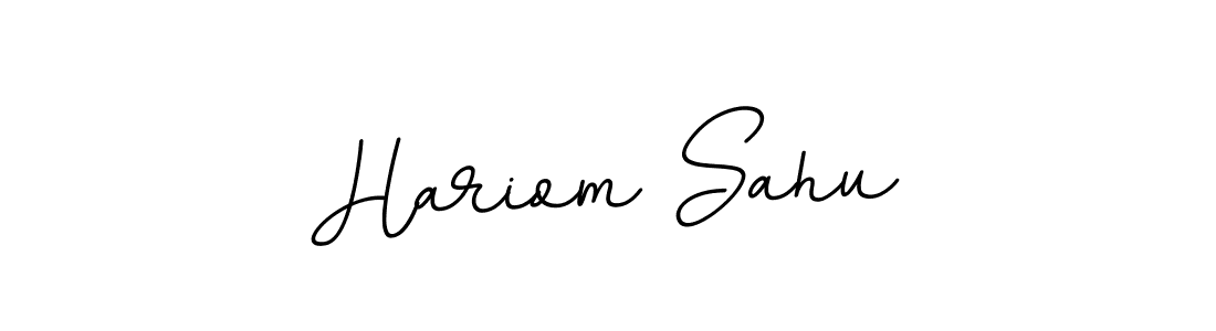 You should practise on your own different ways (BallpointsItalic-DORy9) to write your name (Hariom Sahu) in signature. don't let someone else do it for you. Hariom Sahu signature style 11 images and pictures png