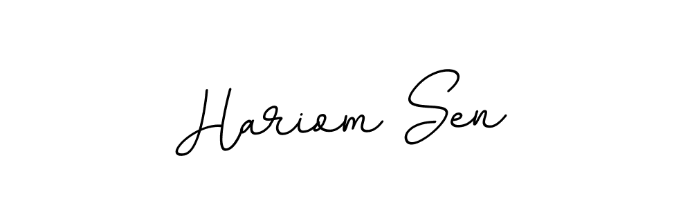 Also we have Hariom Sen name is the best signature style. Create professional handwritten signature collection using BallpointsItalic-DORy9 autograph style. Hariom Sen signature style 11 images and pictures png