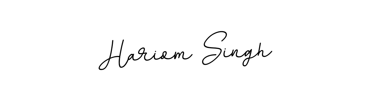 This is the best signature style for the Hariom Singh name. Also you like these signature font (BallpointsItalic-DORy9). Mix name signature. Hariom Singh signature style 11 images and pictures png