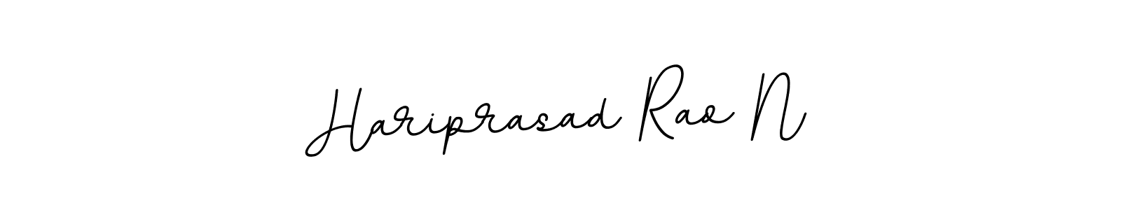 How to make Hariprasad Rao N name signature. Use BallpointsItalic-DORy9 style for creating short signs online. This is the latest handwritten sign. Hariprasad Rao N signature style 11 images and pictures png