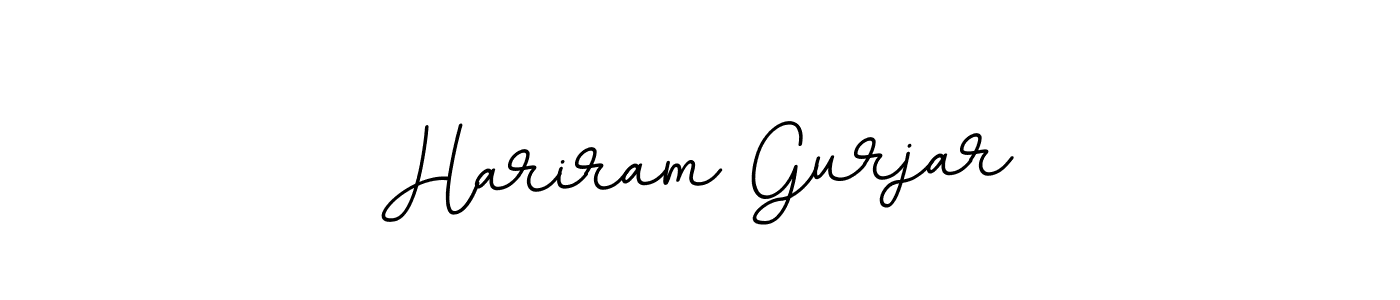 Design your own signature with our free online signature maker. With this signature software, you can create a handwritten (BallpointsItalic-DORy9) signature for name Hariram Gurjar. Hariram Gurjar signature style 11 images and pictures png