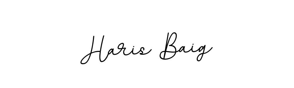 Haris Baig stylish signature style. Best Handwritten Sign (BallpointsItalic-DORy9) for my name. Handwritten Signature Collection Ideas for my name Haris Baig. Haris Baig signature style 11 images and pictures png