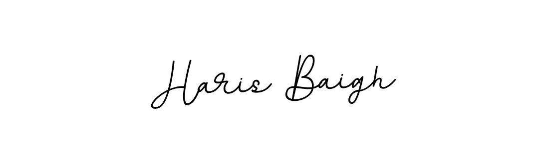 Design your own signature with our free online signature maker. With this signature software, you can create a handwritten (BallpointsItalic-DORy9) signature for name Haris Baigh. Haris Baigh signature style 11 images and pictures png