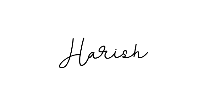 Design your own signature with our free online signature maker. With this signature software, you can create a handwritten (BallpointsItalic-DORy9) signature for name Harish . Harish  signature style 11 images and pictures png
