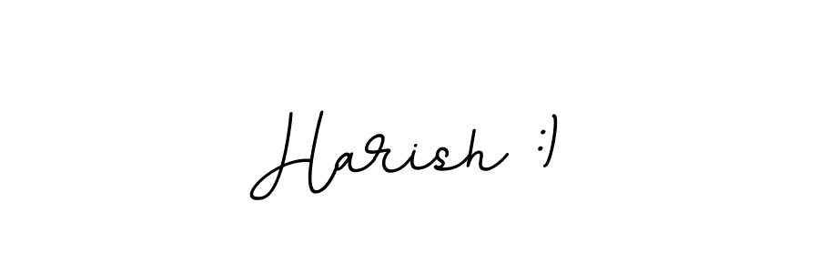 How to Draw Harish :) signature style? BallpointsItalic-DORy9 is a latest design signature styles for name Harish :). Harish :) signature style 11 images and pictures png