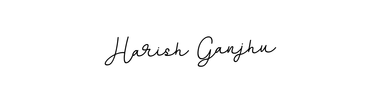 The best way (BallpointsItalic-DORy9) to make a short signature is to pick only two or three words in your name. The name Harish Ganjhu include a total of six letters. For converting this name. Harish Ganjhu signature style 11 images and pictures png