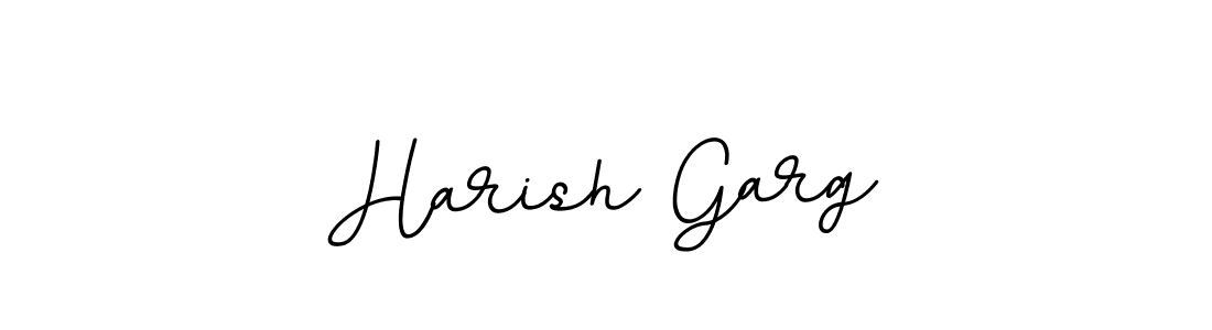 Use a signature maker to create a handwritten signature online. With this signature software, you can design (BallpointsItalic-DORy9) your own signature for name Harish Garg. Harish Garg signature style 11 images and pictures png