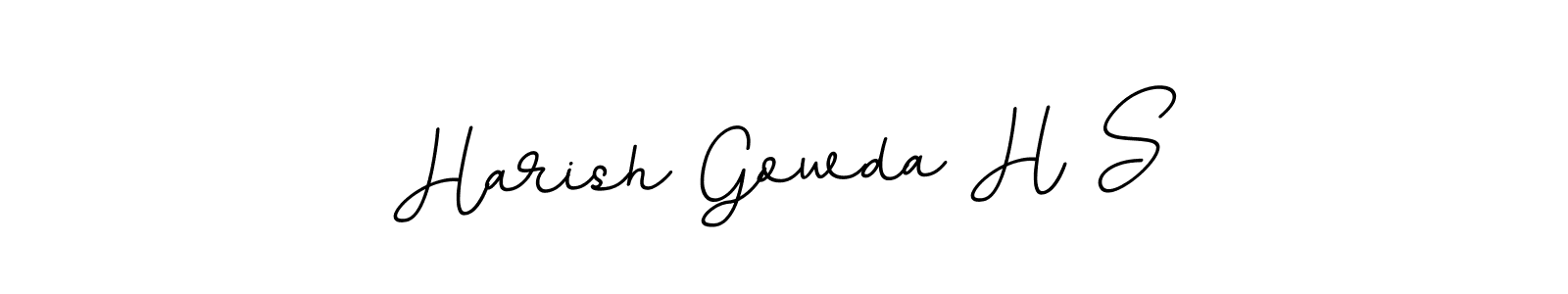 Make a short Harish Gowda H S signature style. Manage your documents anywhere anytime using BallpointsItalic-DORy9. Create and add eSignatures, submit forms, share and send files easily. Harish Gowda H S signature style 11 images and pictures png