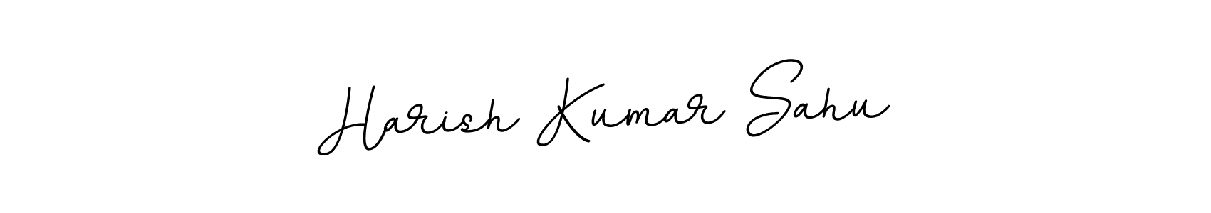 How to make Harish Kumar Sahu name signature. Use BallpointsItalic-DORy9 style for creating short signs online. This is the latest handwritten sign. Harish Kumar Sahu signature style 11 images and pictures png
