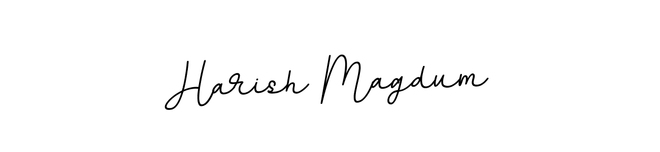 Create a beautiful signature design for name Harish Magdum. With this signature (BallpointsItalic-DORy9) fonts, you can make a handwritten signature for free. Harish Magdum signature style 11 images and pictures png