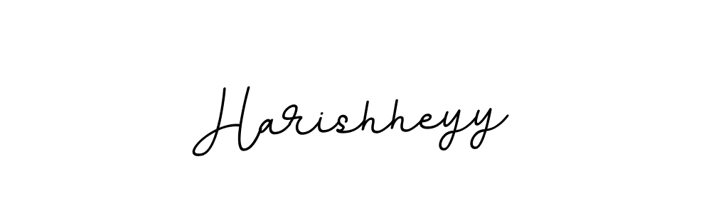 Design your own signature with our free online signature maker. With this signature software, you can create a handwritten (BallpointsItalic-DORy9) signature for name Harishheyy. Harishheyy signature style 11 images and pictures png