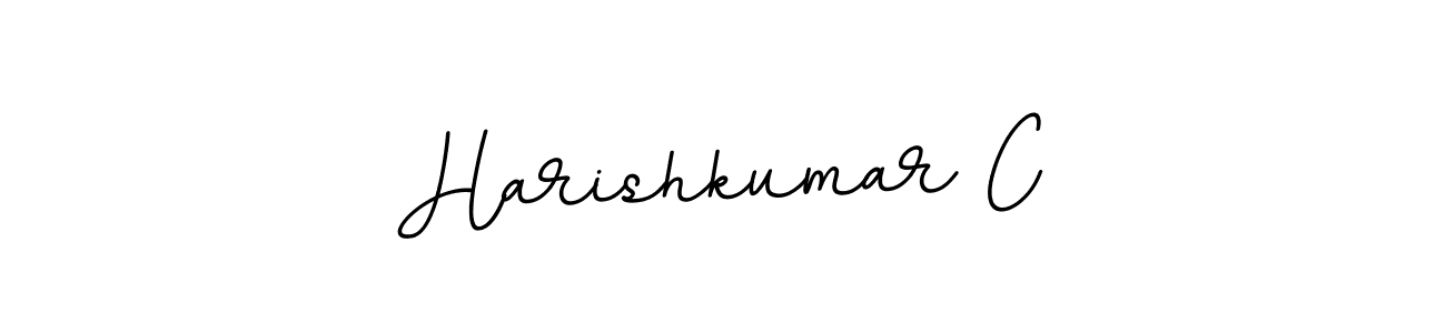 Harishkumar C stylish signature style. Best Handwritten Sign (BallpointsItalic-DORy9) for my name. Handwritten Signature Collection Ideas for my name Harishkumar C. Harishkumar C signature style 11 images and pictures png